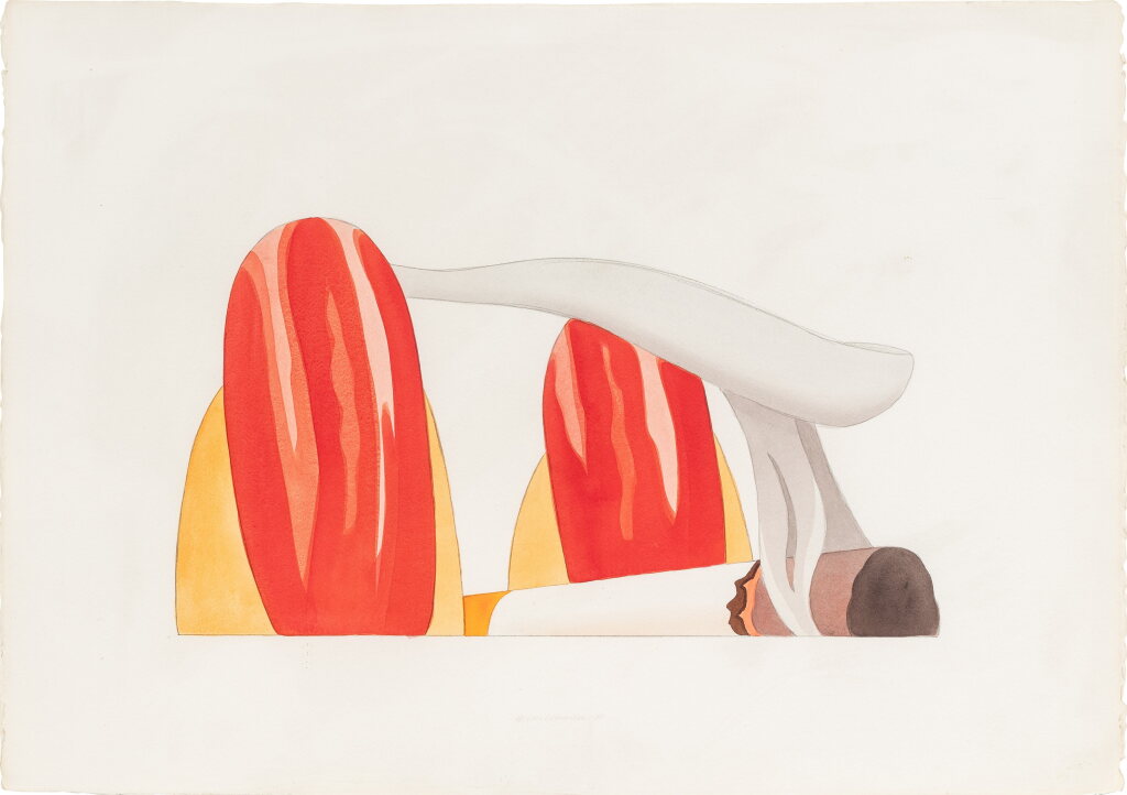 View full screen - View 1 of Lot 169. Study for smoker sculpture.