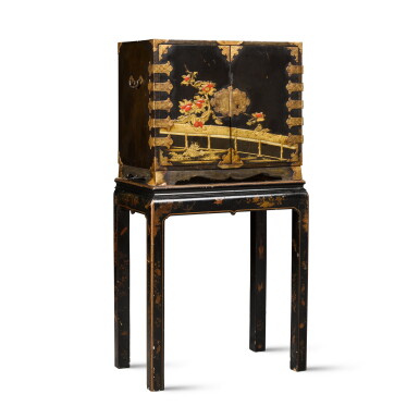 View full screen - View 1 of Lot 109. A Japanese lacquer cabinet, Edo period, late 17th century.