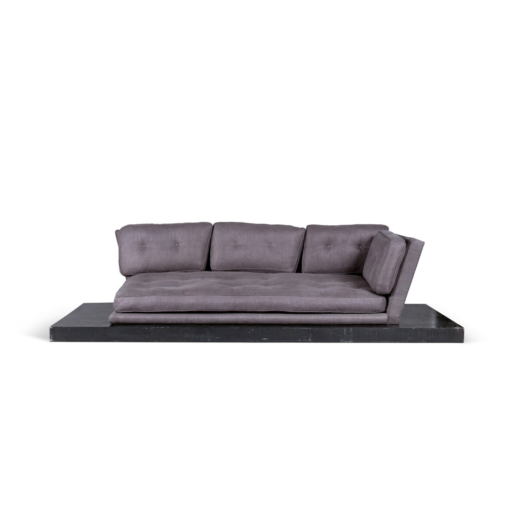 View full screen - View 1 of Lot 355. Opium Den sofa, circa 1950 | .