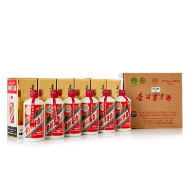 View full screen - View 1 of Lot 409. 2015年產 "飛天牌"貴州茅台酒 (原箱) Kweichow Flying Fairy Moutai 2015 (6 BT50).