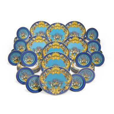 View full screen - View 1 of Lot 68. A Rosenthal Versace 'La Trésors de La Mer' part Service, Modern.