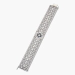 Art Deco Sapphire and Diamond Bracelet