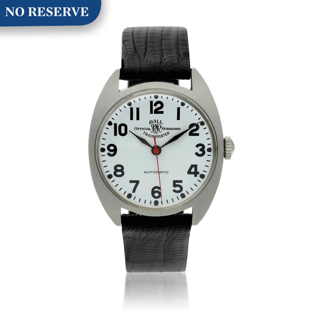 View full screen - View 1 of Lot 81. Trainmaster A stainless steel automatic wristwatch, Circa 1960 .