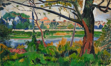 View full screen - View 1 of Lot 143. Bords de Seine à Chatou.