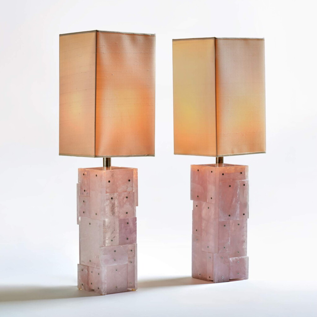 View full screen - View 1 of Lot 128. Pair of "Construct" Table Lamps.