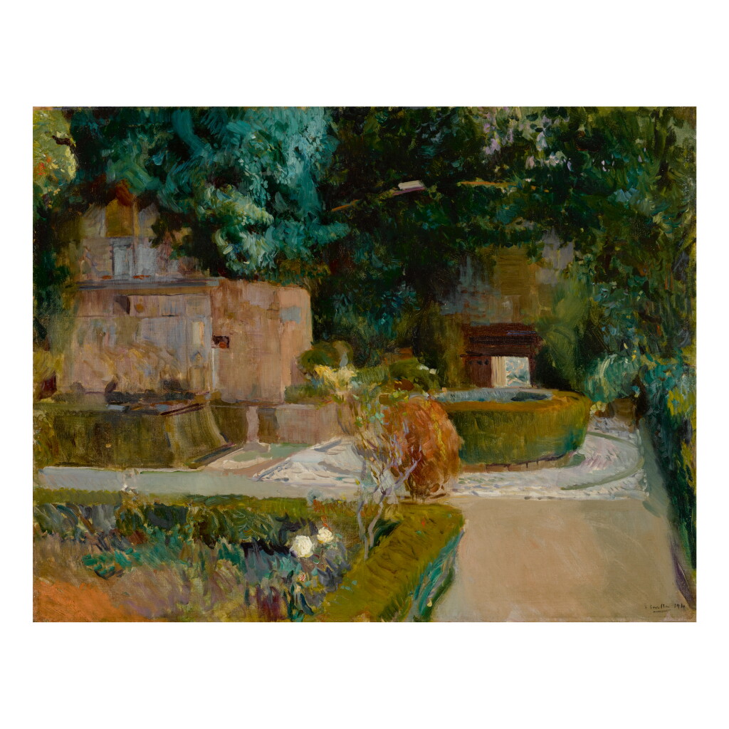 View full screen - View 1 of Lot 65. JOAQUÍN SOROLLA | JARDÍN DE LOS ADARVES, ALHAMBRA, GRANADA .