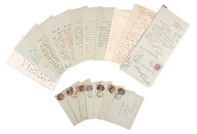 View full screen - View 1 of Lot 119. John Ruskin | Eleven autograph letters signed, on purchasing minerals, the Ruskin Gallery and the Guild of St George.