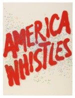 ED RUSCHA | AMERICA WHISTLES (ENGBERG 84)