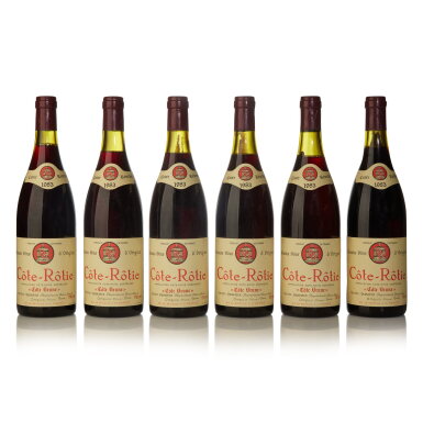View full screen - View 1 of Lot 487. Côte Rôtie, Côte Brune 1983 Gentaz-Dervieux (12 BT).