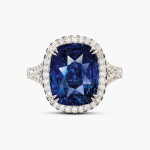 Sapphire and Diamond Ring | 13.24 克拉 天然「斯里蘭卡」未經加熱 藍寶石 配 鑽石 戒指