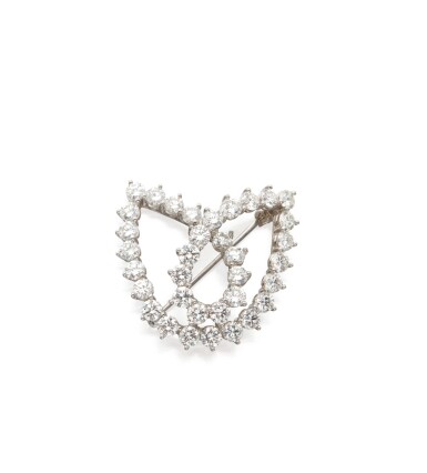 View full screen - View 1 of Lot 32. DIAMOND BROOCH, TIFFANY & CO..