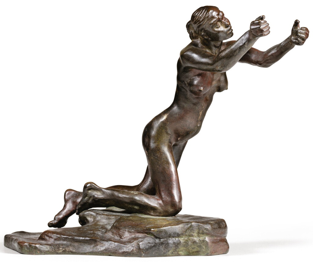 View full screen - View 1 of Lot 22. CAMILLE CLAUDEL | L'IMPLORANTE, PETIT MODÈLE.