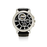 ZENITH | ACADEMY TOURBILLON EL PRIMERO, REFERENCE 65 1260 4005 A LIMITED EDITION WHITE GOLD TOURBILLON CHRONOGRAPH WRISTWATCH WITH DATE, CIRCA 2004