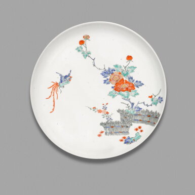 View full screen - View 1 of Lot 28. Two Kakiemon dishes | Edo period, late 17th century.