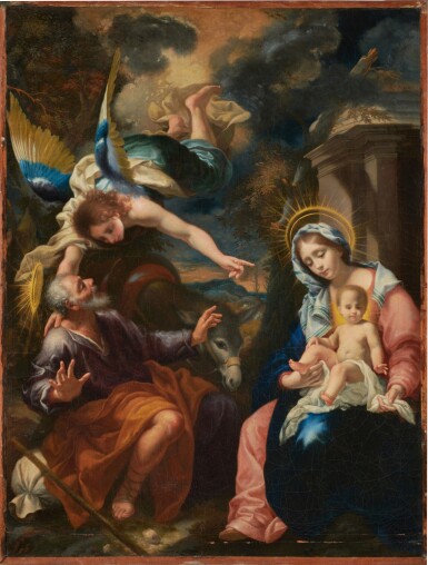View full screen - View 1 of Lot 29. The rest on the Flight into Egypt.