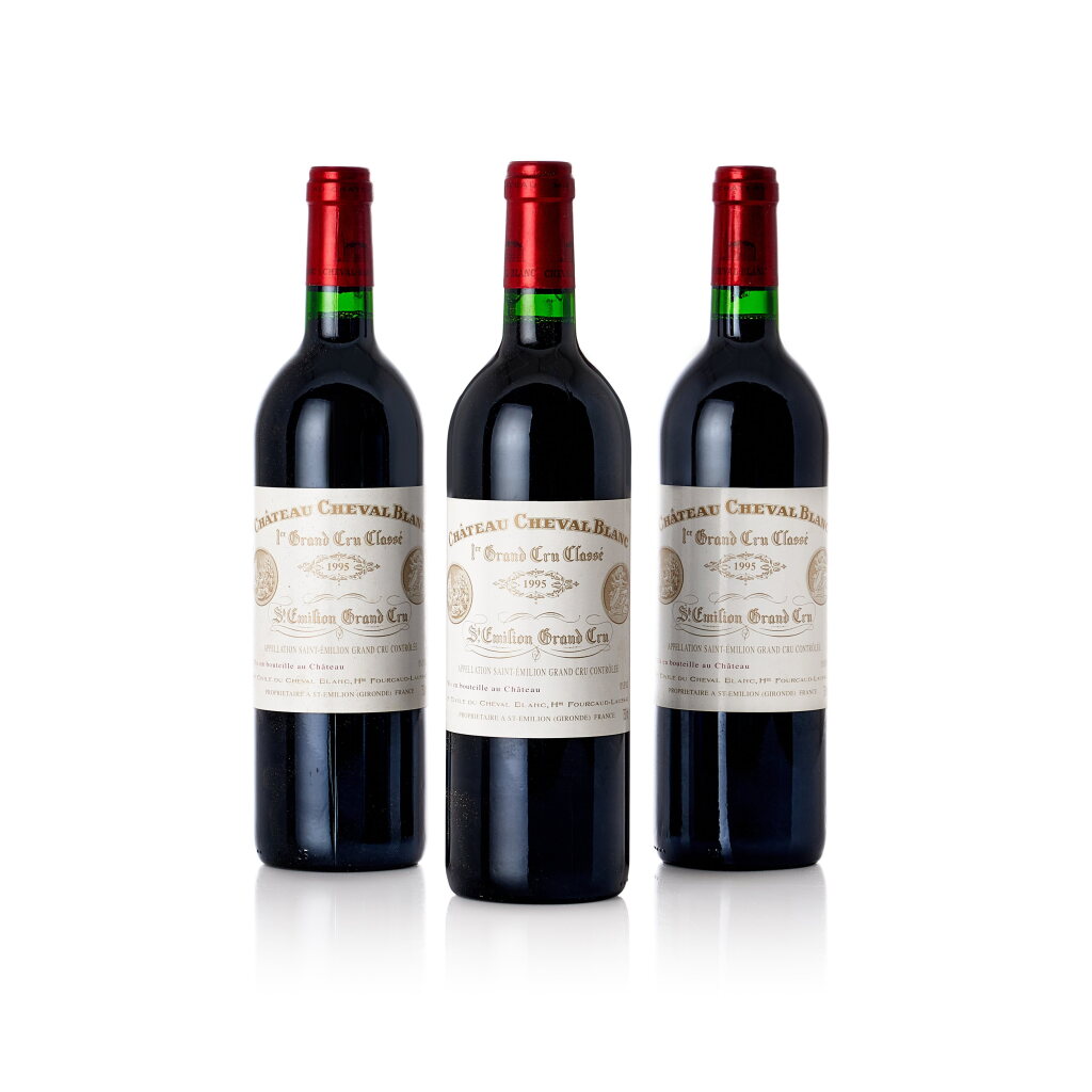 View full screen - View 1 of Lot 7422. Château Cheval Blanc 1995 (12 BT).