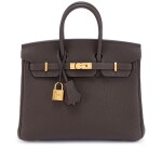 Chocolat Togo Birkin 25 Gold Hardware, 2023