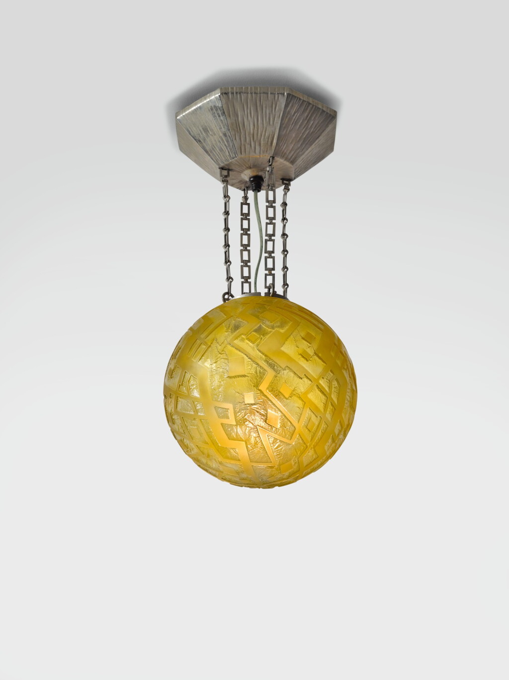 View full screen - View 1 of Lot 144. DAUM | CHANDELIER.