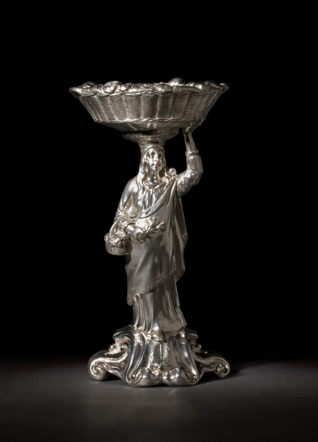 View full screen - View 1 of Lot 2. Flora: An Important Dutch silver standing salt, Adam van Vianen, (Utrecht), 1621.