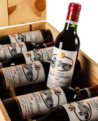View full screen - View 1 of Lot 207. Château Chasse Spleen 1986 (24 HFBT).