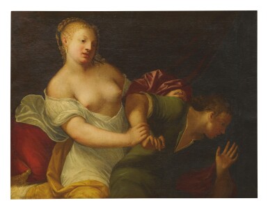 View full screen - View 1 of Lot 580. MARCO LIBERI | JOSEPH AND POTIPHAR'S WIFE.