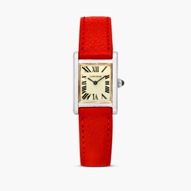 View full screen - View 1 of Lot 2479. London retailed | Tank Normale | A rectangular platinum lady’s wristwatch, Circa 1931.
