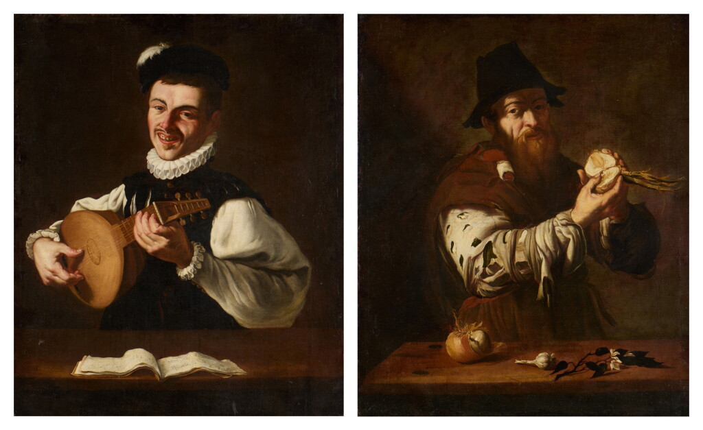 View full screen - View 1 of Lot 345. Personification of Hearing; Personification of Smell.