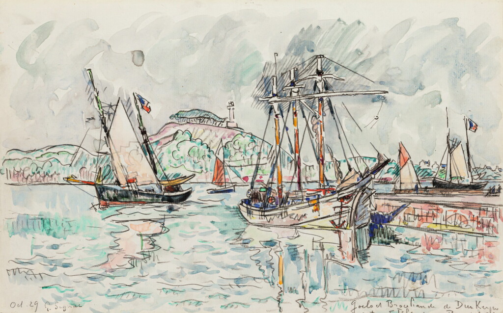 View full screen - View 1 of Lot 115. PAUL SIGNAC | PAIMPOL, LES TERRENEUVAS.