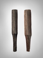 Two Barkcloth Beaters, Hawaiian Islands