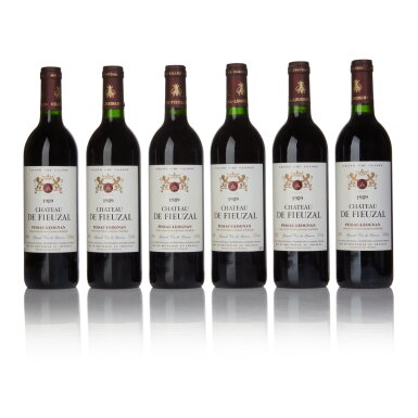 View full screen - View 1 of Lot 194. Château de Fieuzal, Rouge 1989 (12 BT).