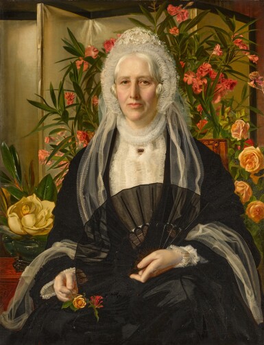 View full screen - View 1 of Lot 15. Portrait of Mrs Jane Brand.