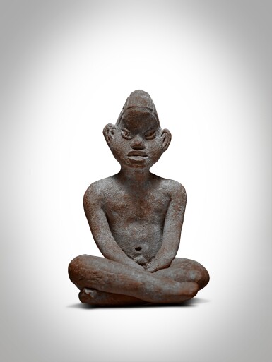 View full screen - View 1 of Lot 30. Xochipala Seated Figure, Early Preclassic, circa 1200-900 BC.