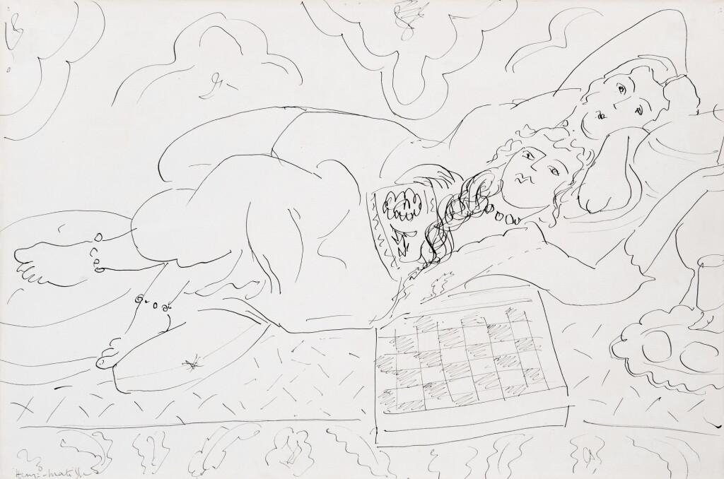 View full screen - View 1 of Lot 161. Odalisques au damier.