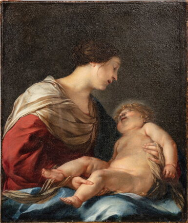 View full screen - View 1 of Lot 115. Madonna and Child | Vierge à l'Enfant.
