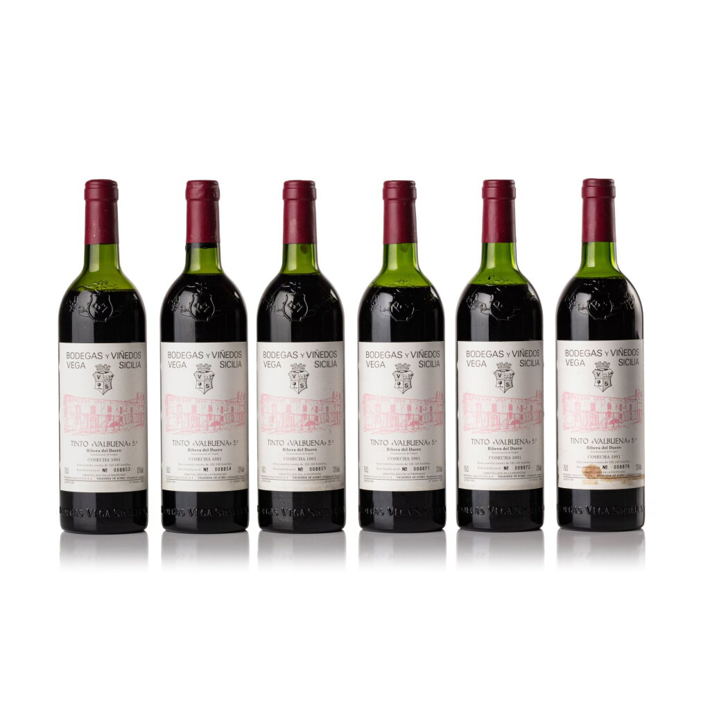 View full screen - View 1 of Lot 724. Vega Sicilia, 'Valbuena No. 5' 1991 (6 BT).