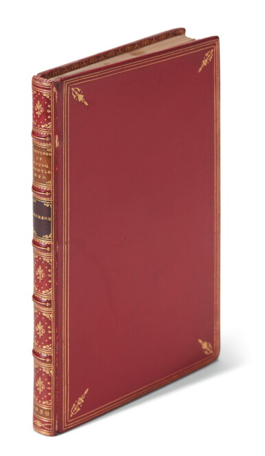 View full screen - View 1 of Lot 55. Dickens, Sketches of Young Gentlemen, 1838, first edition, rebound in red morocco.