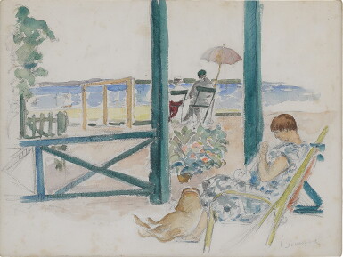 View full screen - View 1 of Lot 187. Untitled (Femme sur la plage).