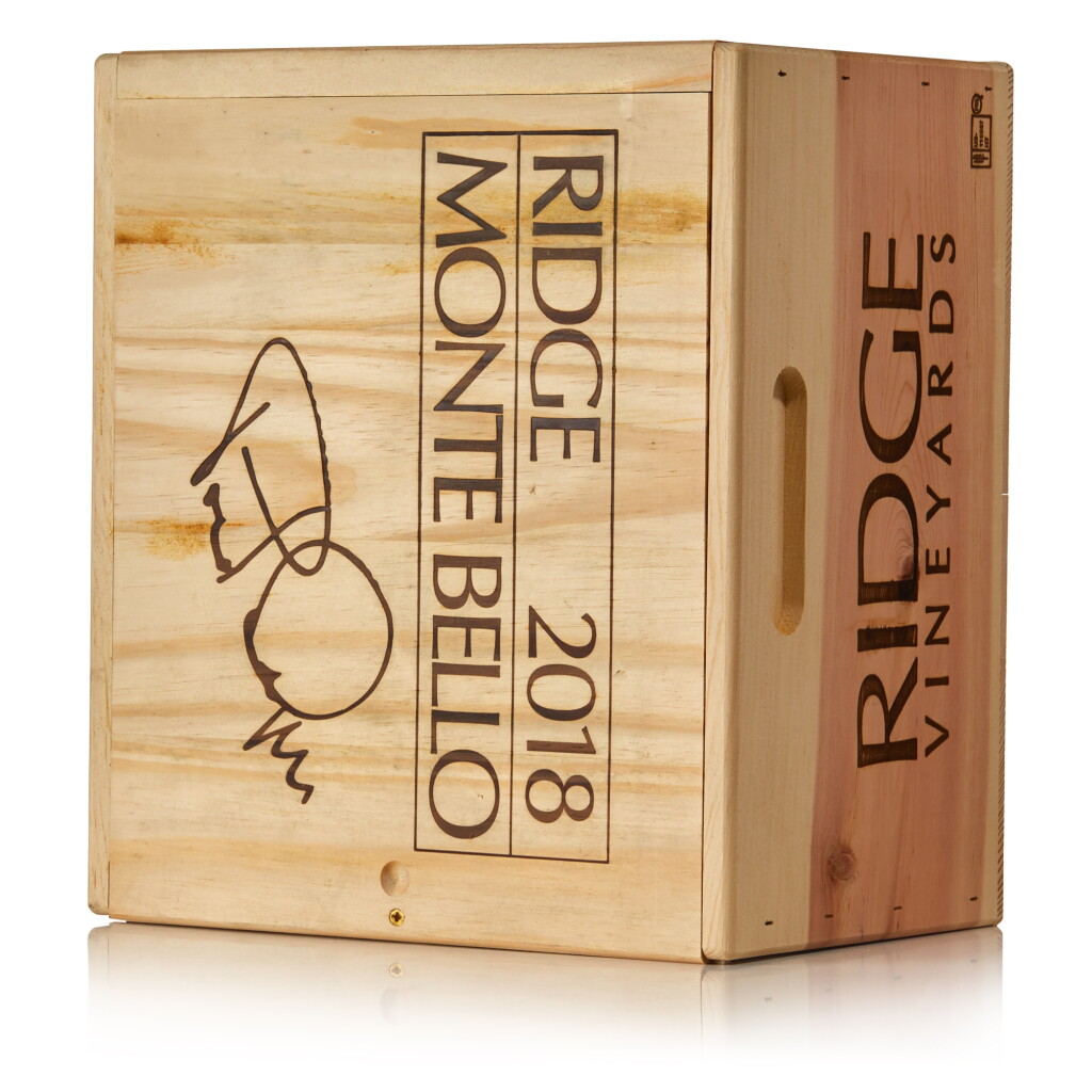 View full screen - View 1 of Lot 486. Ridge Cabernet Sauvignon, Monte Bello 2018 (18 BT).
