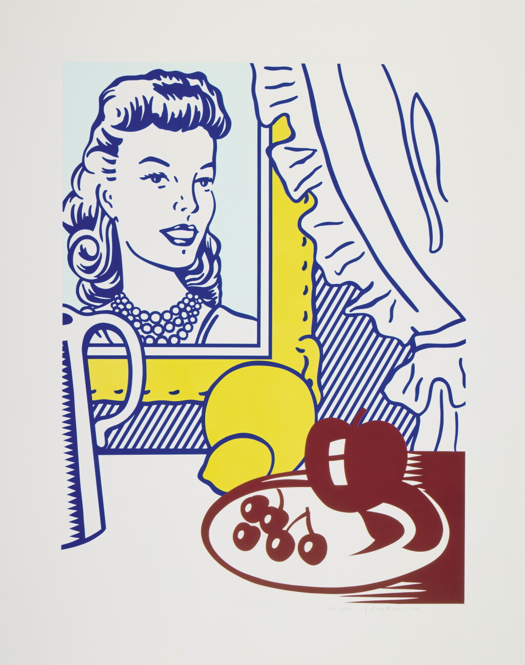 View full screen - View 1 of Lot 568. Still Life with Portrait, from the Six Still Lifes series.