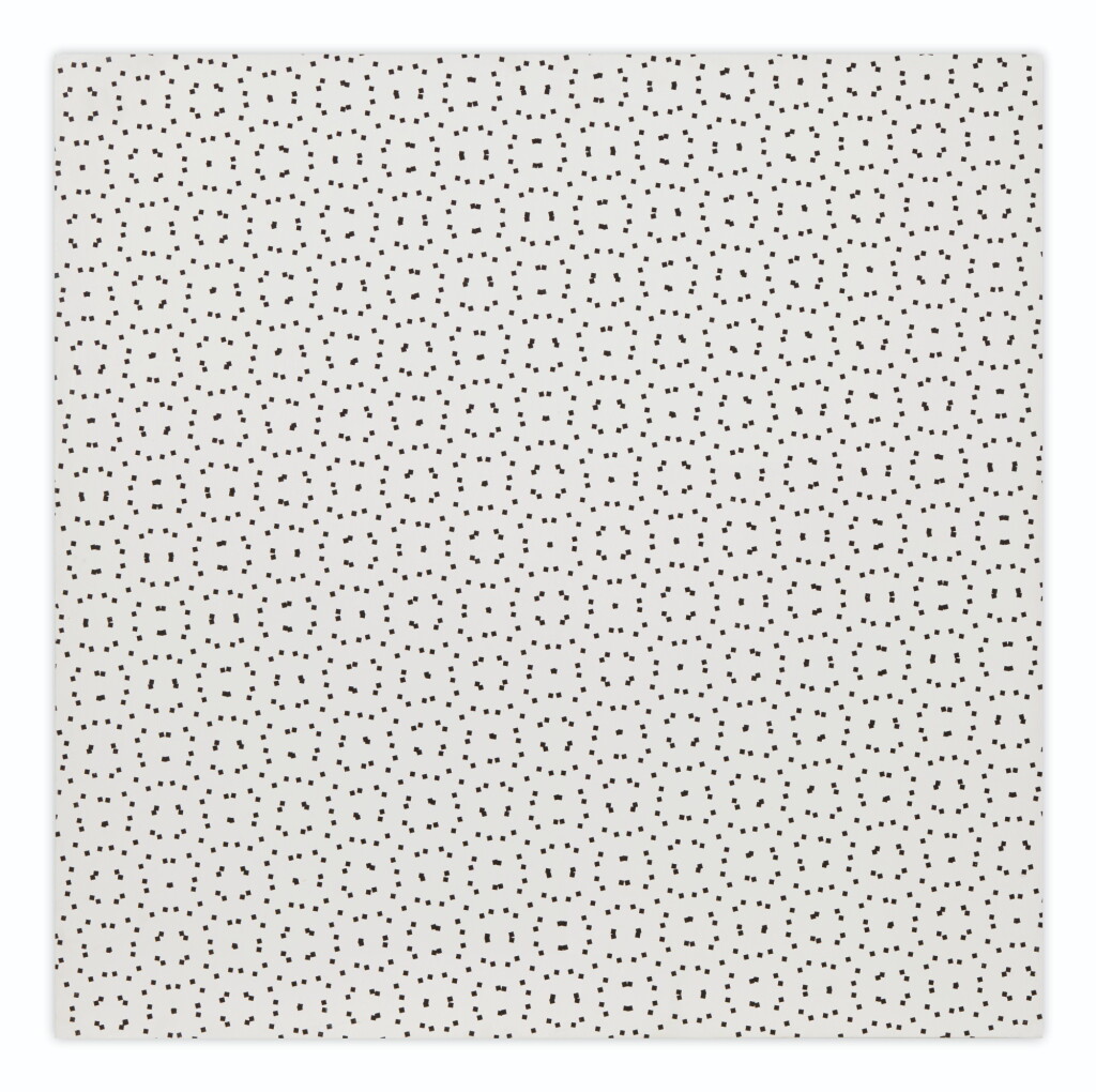 View full screen - View 1 of Lot 152. FRANÇOIS MORELLET | 2 TRAMES DE PETITS CARRÉS -9° +9°.