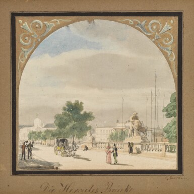 View full screen - View 1 of Lot 64. Die Herkules-Brücke (The Herkules Bridge).