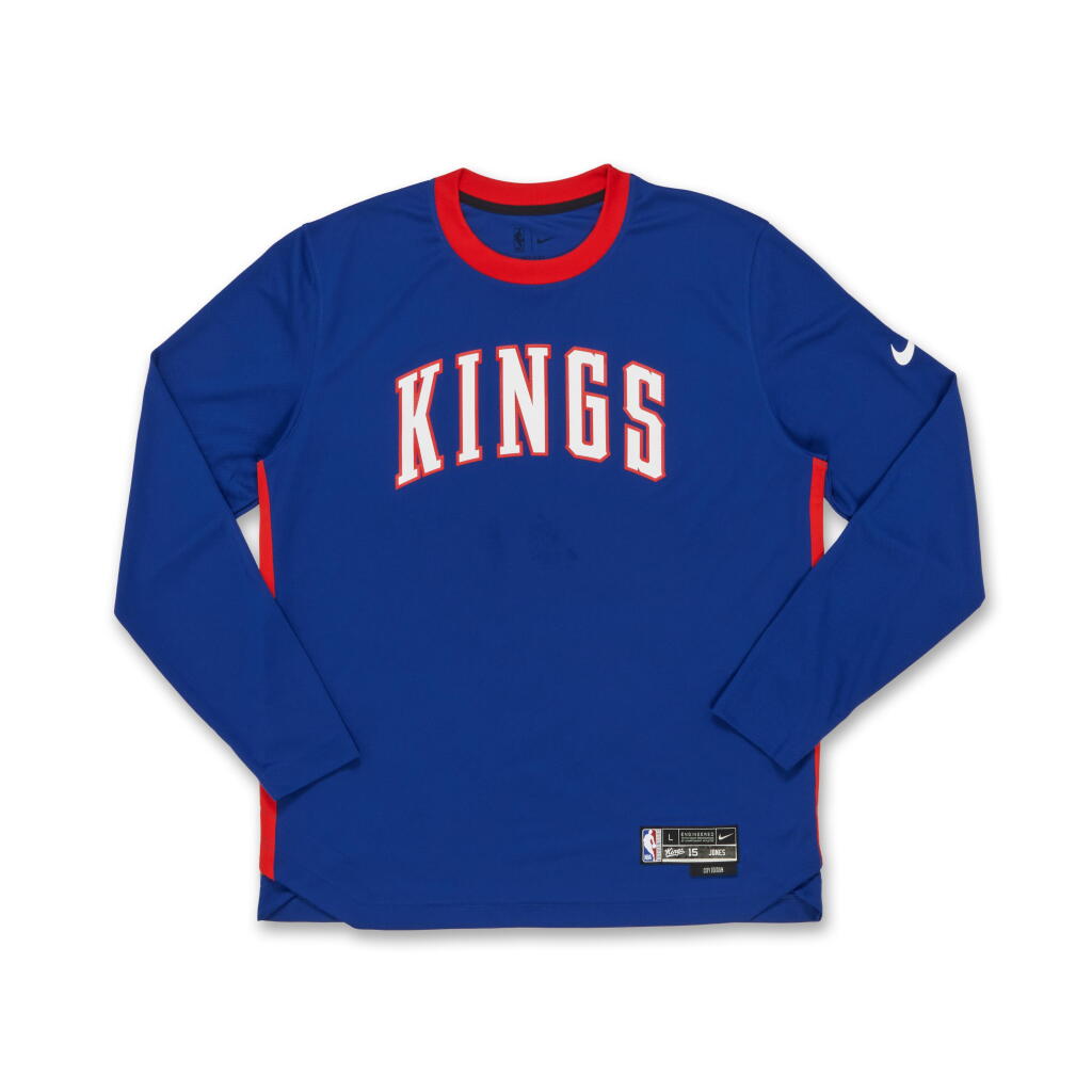 View full screen - View 1 of Lot 174. Mason Jones Sacramento Kings 2024-2025 City Edition Warmup Set.