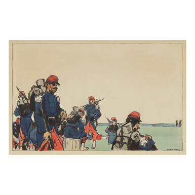 View full screen - View 1 of Lot 10. EDWARD HOPPER | FRENCH SOLDIERS.