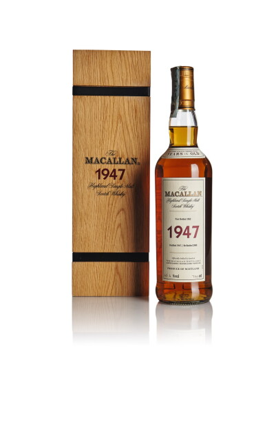 View full screen - View 1 of Lot 138. THE MACALLAN FINE & RARE 15 YEAR OLD 45.4 ABV 1947 .