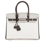 White, Graphite and Gris Perle Togo HSS Birkin 30 Palladium Hardware, 2011