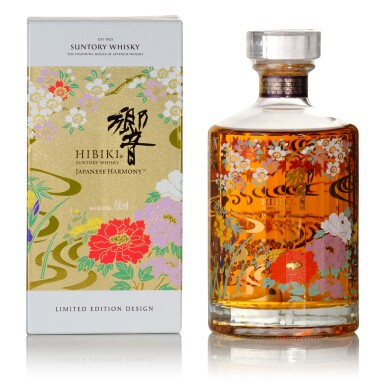 View full screen - View 1 of Lot 115. Hibiki Japanese Harmony Ryusui-Hyakka Limited Edition 43.0 abv NV (1 Bottle 75cl).