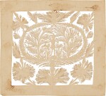 Hans Christian Andersen | Paper cut of a figure in woodland