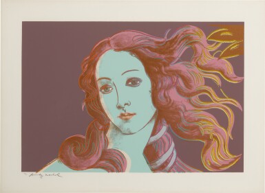 View full screen - View 1 of Lot 135. Details of Renaissance Paintings (Sandro Botticelli, Birth of Venus, 1482) (Feldman & Schellmann II.317).