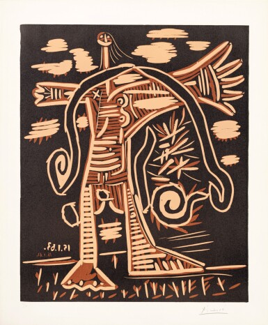 View full screen - View 1 of Lot 21. Femme nue debout (B. 1107; Ba. 1338; PP. L-161).