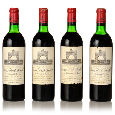 View full screen - View 1 of Lot 887. Léoville Las Cases and Lynch Bages 1970 (8 BT).